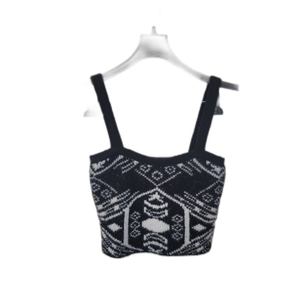 Le Superbe Sweater Square Neck Tank Top